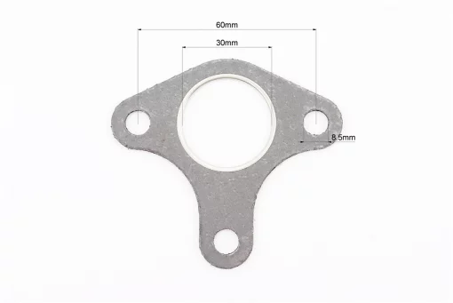 Прокладка глушителя 173F/177F/182F/188F/190F, 3отв., колено-глушитель, FIX-999428