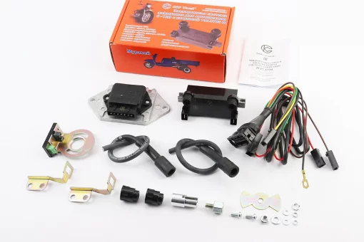 БСЗ / мікропроцесорна система запалювання 1147.3734, з новою котушкою 1135.3705М 6-12V Юпітер, з силіконовими бронепроводами і