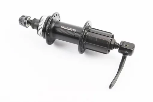 Втулка задня MTB алюмінієва 14Gx36H під касету 8-10зв, Disk-brake Center Lock, кріпл. ексцентрик, чорна FH-TX505, FIX-404205