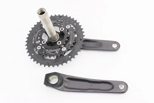 Шатуны "Hollowtech II" 175мм, 44.32.22T MTB+каретка SM-BB52, интегрированная ось 24мм, алюминиевые, чёрные ALIVIO FC-M4060,