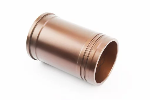 Гільза циліндра R195NM (H-175mm, Dпоршня-95mm, Dвінця-116,90mm, Dверх.пояс-111mm, Dниж.пояс-109mm), жовта, з насічкою, FIX-604635