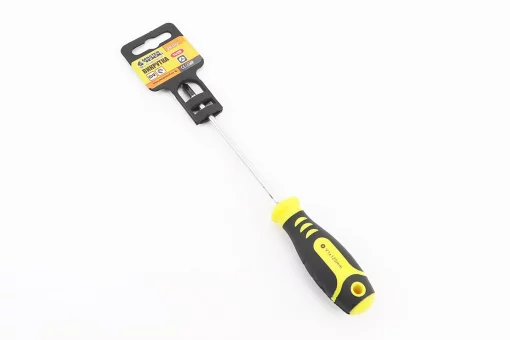 Отвёртка магнитная Y1х125мм ручка с TPR покрытием 49-1112, FIX-702009