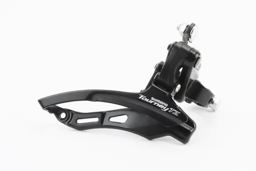 Перекидка цепи передняя с нижней тягой, крепл. 28,6мм, под звезду 42T, чёрная FD-TZ 500, FIX-404279