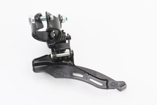 Перекидка цепи передняя с нижней тягой, крепл. 28,6мм, под звезду 42T, чёрная FD-TZ 500, FIX-404279