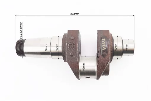 Коленвал R185N/R190N (Dболта-М12x1,5, Dшейки-52mm, H-107mm), FIX-604652