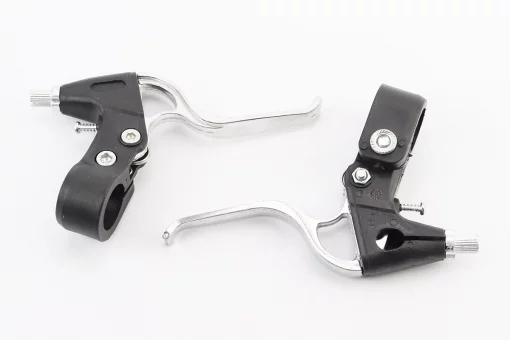 Гальмівні ручки, пластмасово-алюмінієві, чорно-сірі, FIX-411622