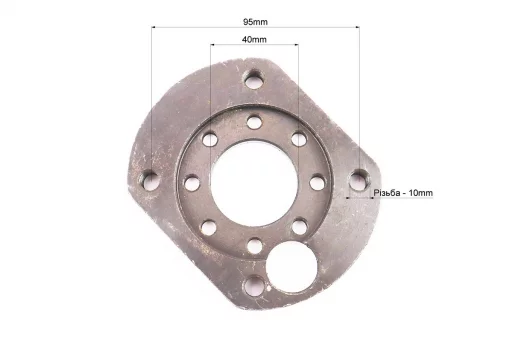 Редукторная косилка - Плита крепления к мотоблоку, FIX-604662