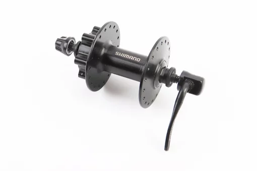 Втулка передняя MTB алюминиевая 14Gx36H, Disk-brake, крепл. эксцентрик, чёрная Tourney HB-TX506, FIX-404314