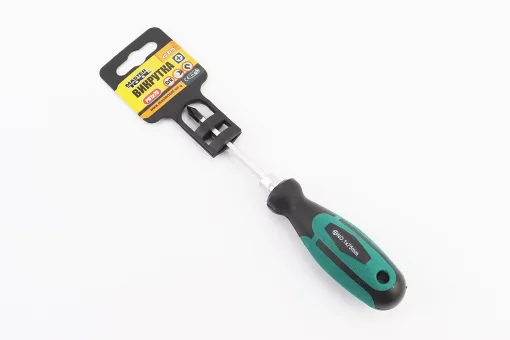 Отвёртка магнитная крестовая HEX РН1х75мм ручка с TPR покрытием 45-8175, FIX-702025