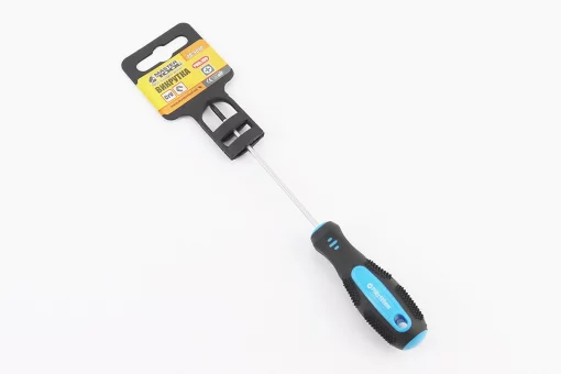 Викрутка магнітна хрестова PH0x100мм ручка з TPR покриттям 48-5010, FIX-702031