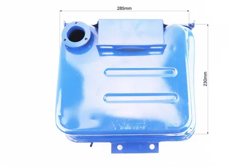 Бак топливный R195NM, 285x230x180mm, потайная горловина, отверстие под кран топливный + фара, FIX-604678