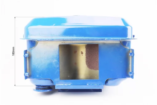 Бак топливный R195NM, 285x230x180mm, потайная горловина, отверстие под кран топливный + фара, FIX-604678