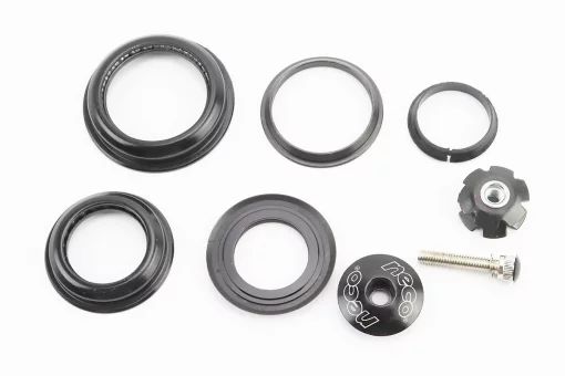 Кермова колонка 1-1/8"x1,5" (44/28,6x55/40мм) безрізьбової вилки, напівінтегровані, чорні H156, FIX-411712