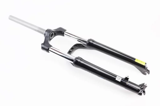 Вилка 26" амортизационная, без резьбы 1-1/8" (28,6мм), шток 255мм, с ходом 100мм, Disk-brake, пружинно-масляная, Lockout,