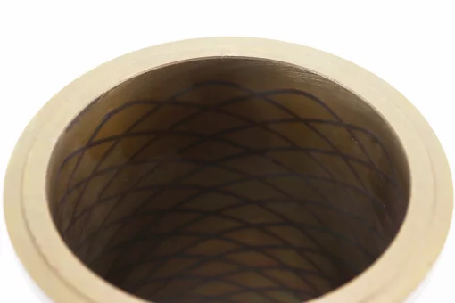 Гільза циліндра R185N (H-160mm, Dпоршня-85mm, Dвінця-105,7mm, Dверх.пояс-98,00mm, Dниж.пояс-98,00mm), жовта, з насічкою,