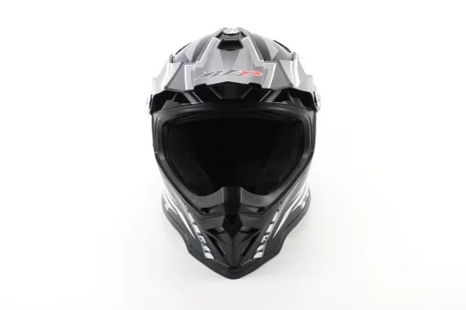 Шолом кросовий/ендуро/АТV BLD-819-7 S (55-56см), ЧОРНО-БІЛИЙ, FIX-360018