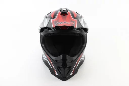 Шлем кроссовый/эндуро/АТV BLD-819-7 S (55-56см), ЧЕРНО-КРАСНЫЙ, FIX-360019