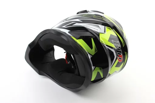 Шолом кросовий/ендуро/АТV BLD-819-7 S (55-56см), ЧОРНИЙ/НЕОНОВО-ЖОВТИЙ, FIX-360021