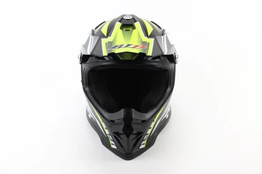 Шолом кросовий/ендуро/АТV BLD-819-7 S (55-56см), ЧОРНИЙ/НЕОНОВО-ЖОВТИЙ, FIX-360021