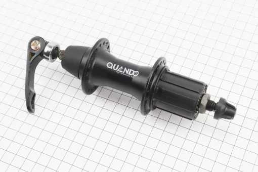 УЦЕНКА Втулка задняя MTB алюминиевая 14Gx36H под кассету 8-10зв, V-brake, крепл. эксцентрик, чёрная KT-WSER (нетоварный вид),