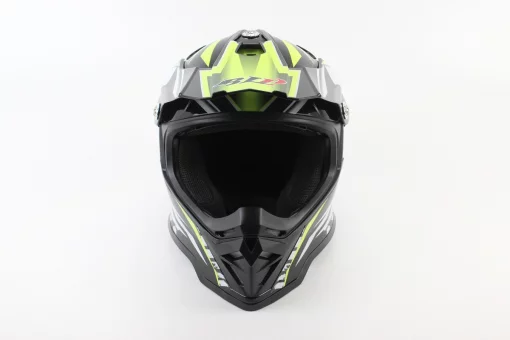 Шолом кросовий/ендуро/АТV BLD-819-7 М (57-58см), ЧОРНИЙ/НЕОНОВО-ЖОВТИЙ, FIX-360026