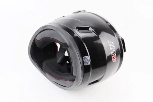 Шлем интеграл, закрытый BLD-М65 S (55-56см), ЧЕРНЫЙ глянец, FIX-360045