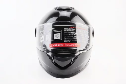 Шлем интеграл, закрытый BLD-М65 S (55-56см), ЧЕРНЫЙ глянец, FIX-360045