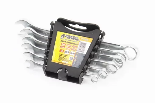 Набор ключей комбинированных 6шт (8/10/12/13/14/17мм) "пластиковый держатель", FIX-702078
