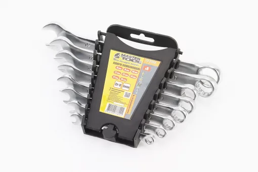 Набір ключів комбінованих 8шт (6/8/10/12/13/14/17/19мм) "пластиковий тримач", FIX-702079