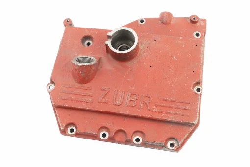 Крышка блока двигателя правая (со стороны заводного рычага), 9отв., чугун R190N/195NM Тип 2, FIX-998913