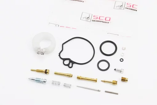 Ремонтный комплект карбюратора Honda TACT AF16, 16 деталей+поплавок, FIX-352707