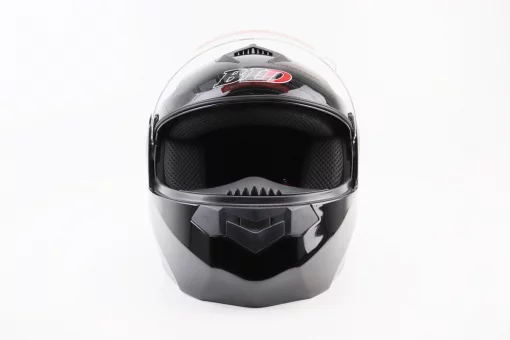 Шлем модуляр, закрытый с откидным подбородком+откидные очки BLD-159 S (55-56см), ЧЕРНЫЙ глянец, FIX-360110