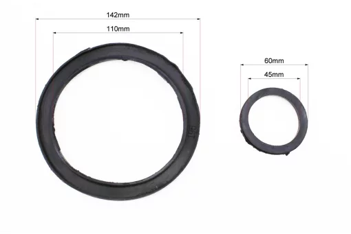 Прокладки воздушного фильтра R195NM, к-кт 2 детали, с одним бортом, FIX-604848