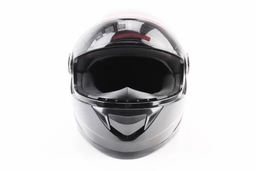 Шолом інтеграл, закритий BLD-М65 М (57-58см), ЧОРНИЙ глянець, FIX-360114