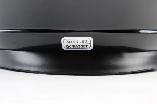 Шолом інтеграл, закритий BLD-М65 М (57-58см), ЧОРНИЙ глянець, FIX-360114