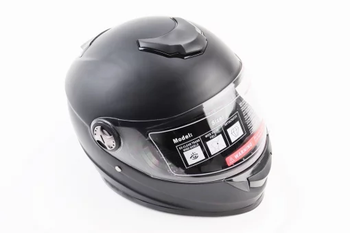 Шолом інтеграл, закритий BLD-М65 М (57-58см), ЧОРНИЙ матовий, FIX-360115