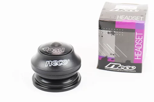 Кермова колонка 1-1/8" (44/28,6x44/30) безрізьбової вилки, напівінтегровані, висока, чорний H115MP, FIX-406069