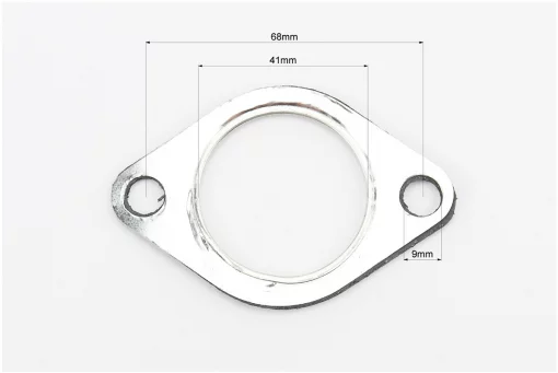 Прокладка глушителя R190N 2отв., паронит - металл, FIX-999516