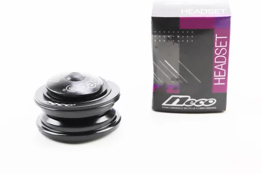 Рулевая колонка 1-1/8" (44/28,6x44/30) безрезьбовой вилки, полуинтегрированные, чёрный H115, FIX-406133