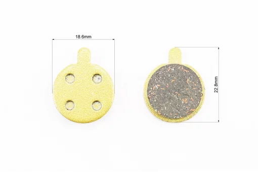 Тормозные колодки Disk-brake (Xiaomi Mijia M365 Pro, Zoom DB250,350,450,550), жёлтые YL-1013, FIX-411924