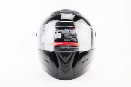 Шлем интеграл, закрытый+очки BLD-М61 М (57-58см), ЧЕРНЫЙ глянец, FIX-360118