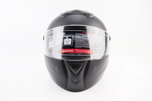 Шлем интеграл, закрытый+очки BLD-М61 М (57-58см), ЧЕРНЫЙ матовый, FIX-360119