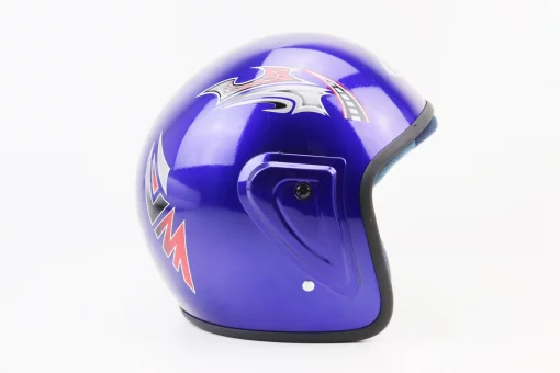 Шолом відкритий HK-215, СИНІЙ (незначні відмінності малюнків, можливі дефекти фарбування), FIX-360128