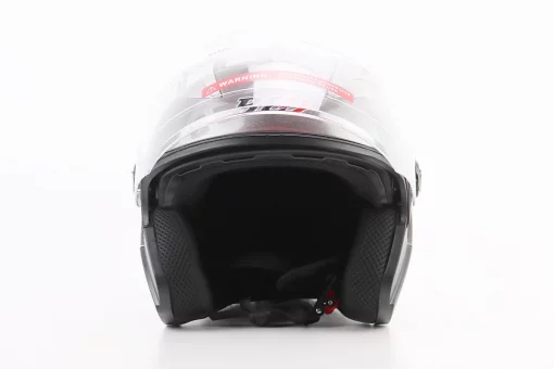 Шлем открытый+откидные очки BLD-708 М (57-58см), СЕРЫЙ глянец, FIX-360200