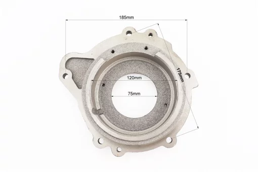 Крышка блока двигателя левая (со стороны маховика) 5отв. R190N/195NM Тип 2, FIX-999533