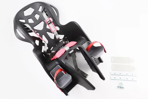 Сиденье для перевозки детей пластмассовое заднее, крепл. на багажник, пятиточечный ремень безопасности, BC-195, FIX-406155