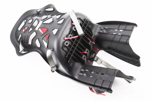 Сиденье для перевозки детей пластмассовое заднее, крепл. на багажник, пятиточечный ремень безопасности, BC-195, FIX-406155