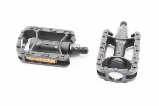 Педали CHILD 1/2" (95x59x21mm) пластиковые, чёрные WP-128, FIX-411949