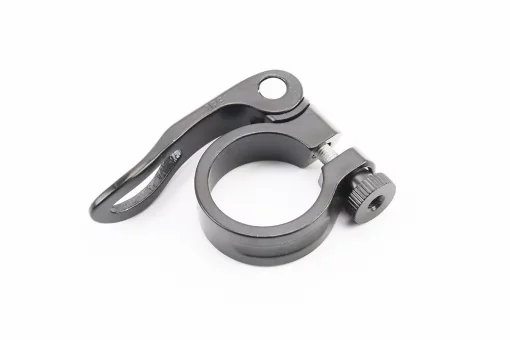 Затискач (хомут) труби сидіння MTB 31,8мм, кріпл. ексцентрик, алюмінієвий, чорний, FIX-411985
