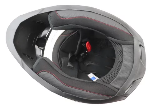 Шолом інтеграл, закритий BLD-M62 М (57-58см), ЧОРНИЙ глянець, FIX-360234